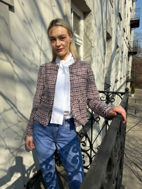 Żakiet Tweed PINK